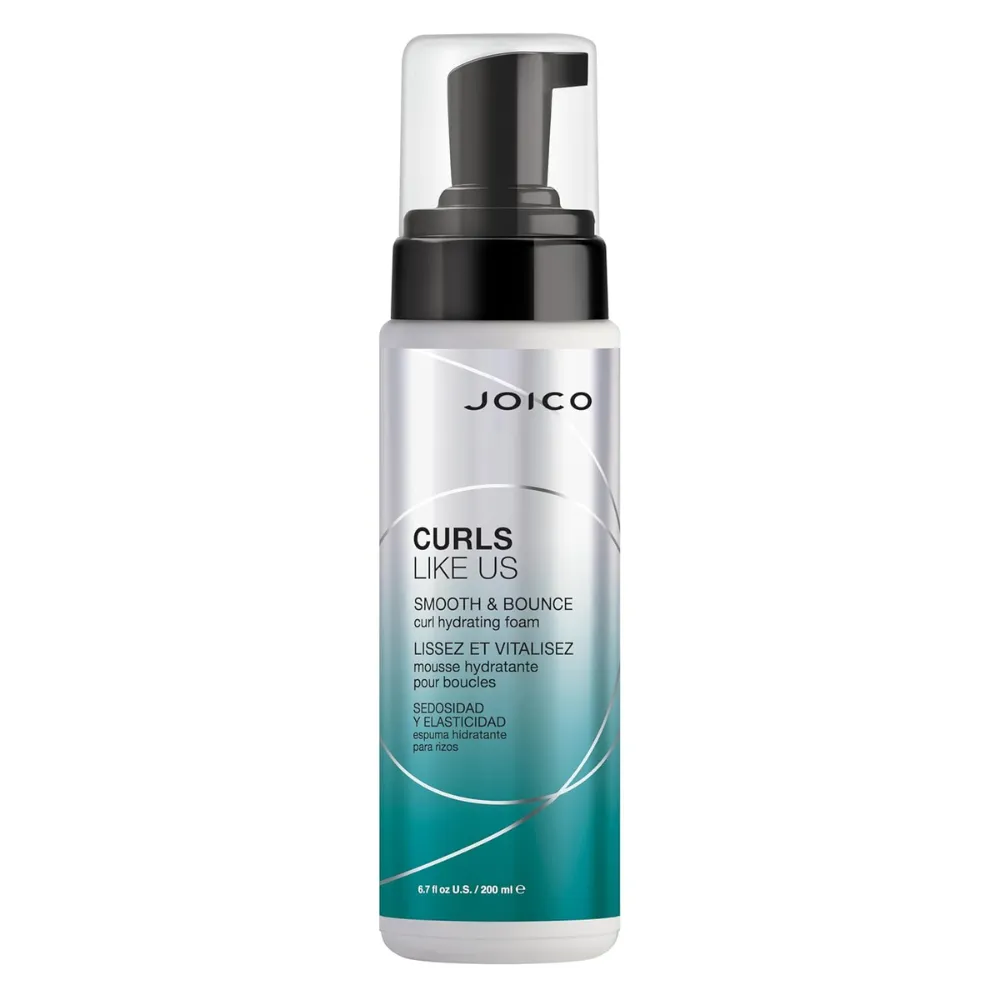 Joico Curls Like Us Smooth and Bounce Curl Espuma Hidratante 200ml Joico Curls Like Us Smooth and Bounce Curl Espuma Hidratante 200ml